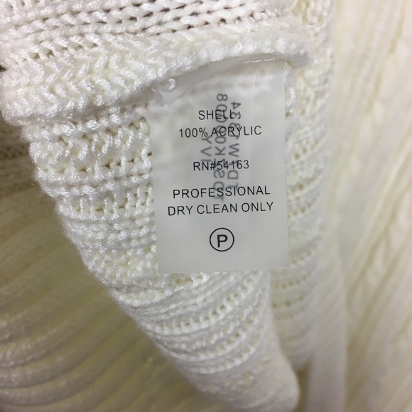 Tommy Hilfiger Ivory Sweater Dress Spell Out XL - Picture 8 of 8